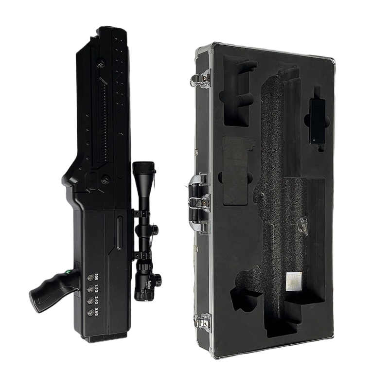  海城手持便携式枪型低空防御反制四通道A型