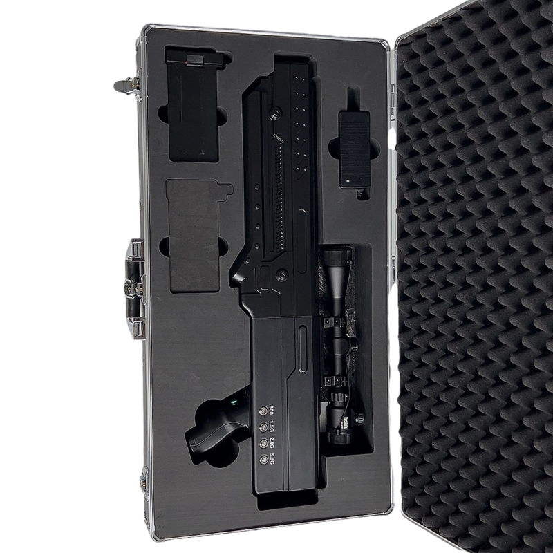  海城手持便携式枪型低空防御反制四通道B型