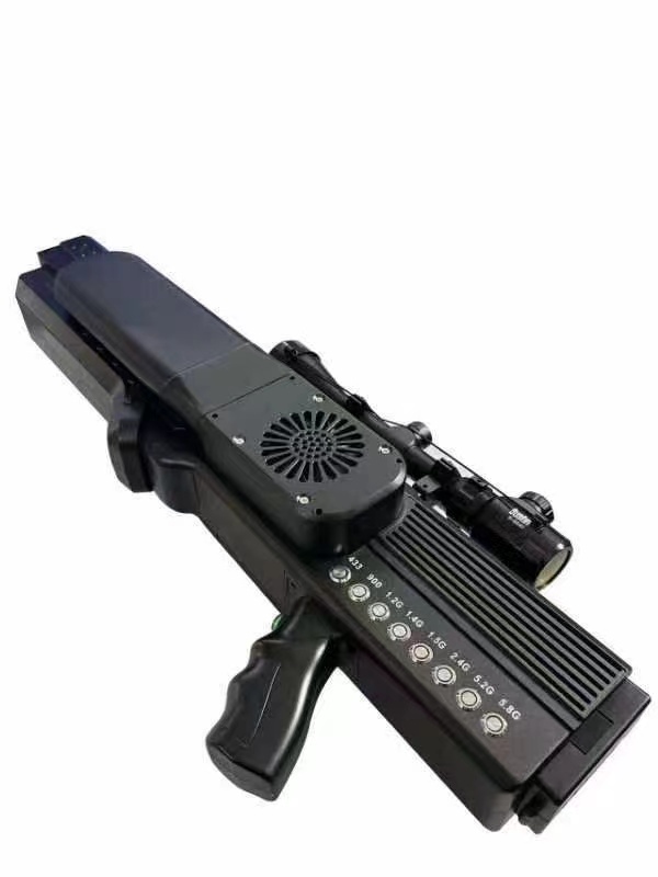  海城手持便携式枪型低空防御反制八通道